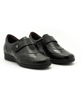 Zapato Pitillos De Piel Negro 2805