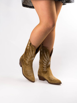 Bota Alpe 4571 Campera Tostada para Mujer