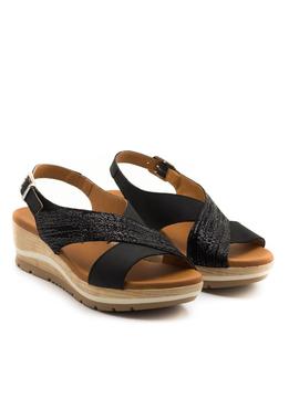 Sandalias Paula Urban 1-8068 Negras para Mujer