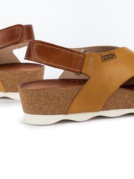 Sandalias Pikolinos Mostaza Cuero para Mujer