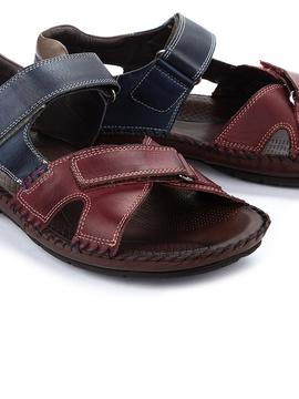 Sandalias Pikolinos Tarifa 06J Granate-Azul para Hombre