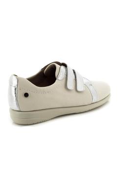 Zapato Flex Go De Piel Blanco 17590004