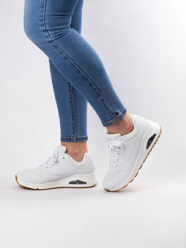 Deportivo Skechers Uno 73690 Blanco para Mujer