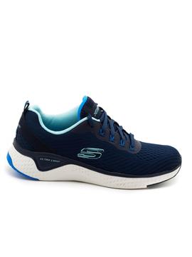 Deportivos Skechers Solar Fuse Azules para Mujer