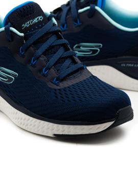 Deportivos Skechers Solar Fuse Azules para Mujer