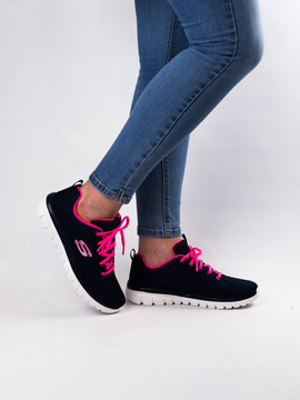 Deportivos Skechers Graceful Azules para Mujer