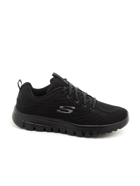 Skechers negros con blanco 2025
