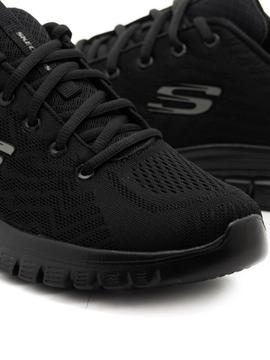 Deportivos Skechers Graceful Negros para Mujer