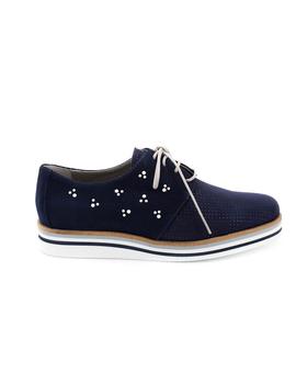 Zapato Dorking De Piel Azul D7514-PMAC