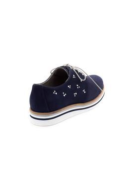 Zapato Dorking De Piel Azul D7514-PMAC
