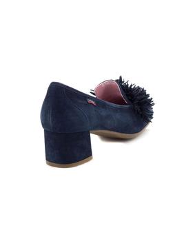 Zapato De Piel Azul Callaghan 21604