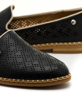 Mocasín Pikolinos Merida Negro para Mujer