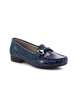 Zapato Pitillos De Piel Charol Azul 3741