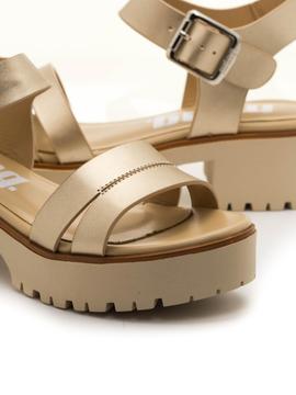 Sandalias Mtng Plexy Oro para Mujer