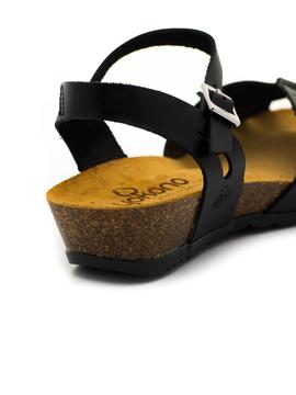 Sandalias Yokono Capri Negras para Mujer