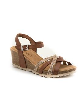 Sandalias Yokono Cadiz Nuez para Mujer