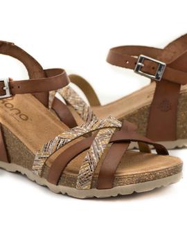 Sandalias Yokono Cadiz Nuez para Mujer