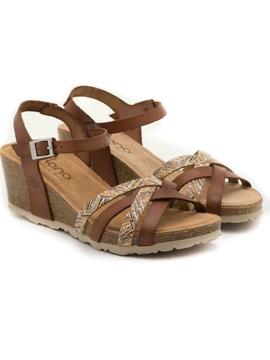 Sandalias Yokono Cadiz Nuez para Mujer