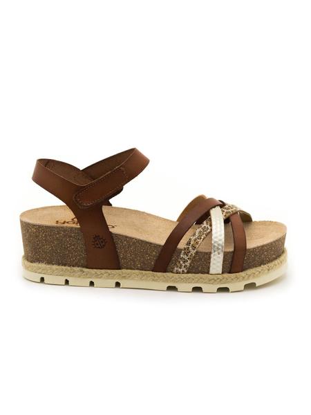 Sandalias Yokono Marrones Mujer