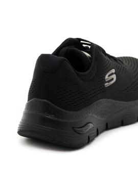 Deportivos Skechers Arch Fit Negros para Mujer