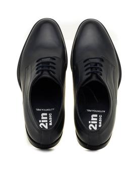 Zapato Vestir T2IN V-291 Piel Azul para Hombre