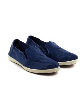 Mocasín Natural World Old Crabe Azul para Hombre