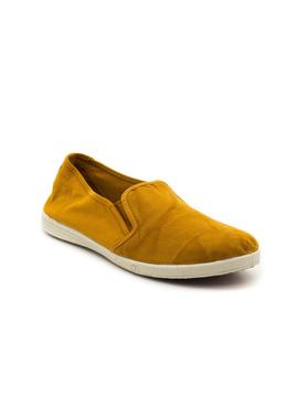 Mocasín Natural World Old Crabe Mostaza para Hombre