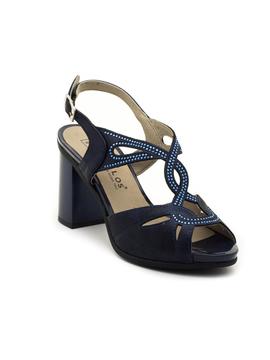 sandalias pitillos azul marino