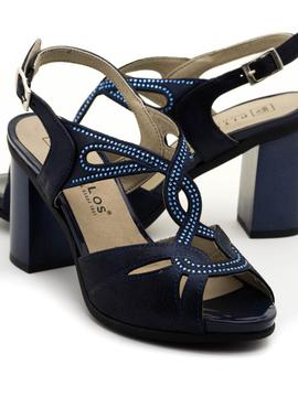 Sandalia Pitillos 6160 Fiesta Azul para Mujer