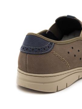 Mocasines Pitillos 4230 Piel Taupe para Hombre