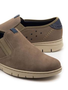 Mocasines Pitillos 4230 Piel Taupe para Hombre