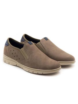 Mocasines Pitillos 4230 Piel Taupe para Hombre