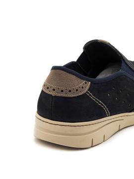 Mocasines Pitillos 4230 Piel Azul para Hombre