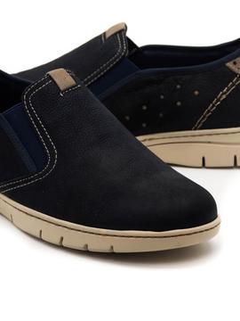 Mocasines Pitillos 4230 Piel Azul para Hombre