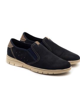 Mocasines Pitillos 4230 Piel Azul para Hombre