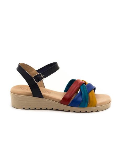 Sandalias Tango 26 Piel Azules Mujer en Monchel