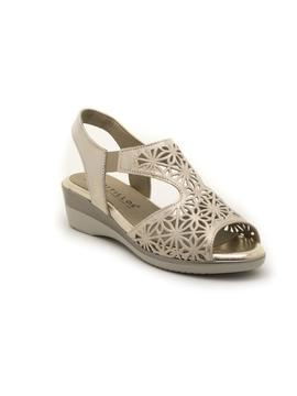 Sandalias Pitillos 6010 Piel Platino para Mujer