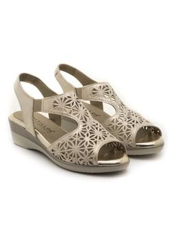 Sandalias Pitillos 6010 Piel Platino para Mujer