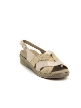 Sandalias Pitillos 6001 Piel Beige para Mujer