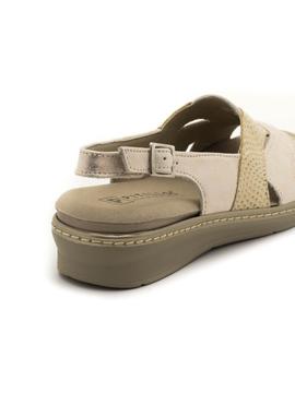 Sandalias Pitillos 6001 Piel Beige para Mujer