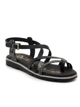 Sandalia OhMySandals 4647 Dedo Negra para Mujer