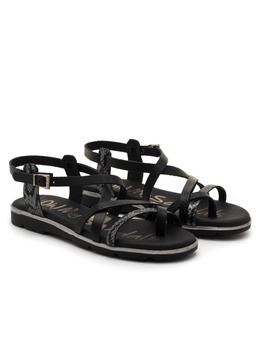 Sandalia OhMySandals 4647 Dedo Negra para Mujer