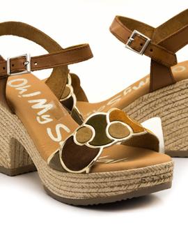 Sandalia OhMySandals 4710 Cuero para Mujer