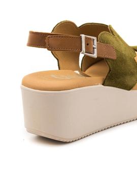 Sandalias OhMySandals 4695 Kaki para Mujer