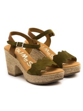 Sandalia OhMySandals 4719 Kaki para Mujer