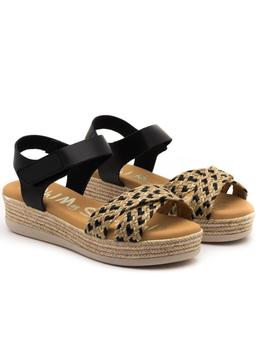 Sandalia OhMySandals 4680 Negra para Mujer