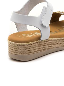 Sandalias OhMySandals 4680 Blancas para Mujer