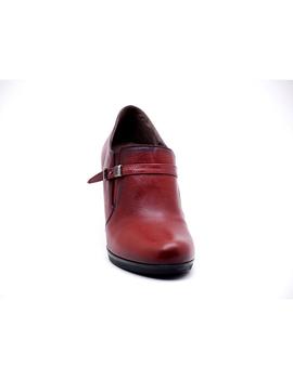 Zapato Giorda De Piel Burdeos 61612