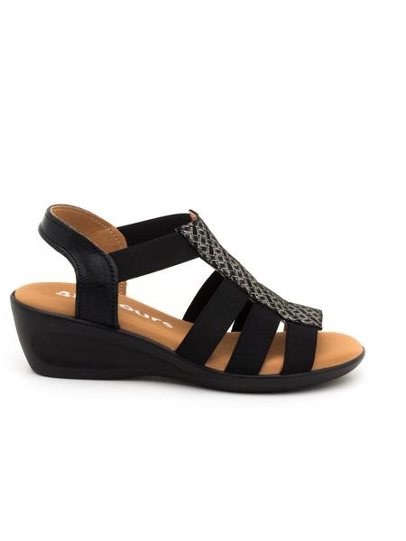 Sandalias 011704 Negras para Mujer en Monchel