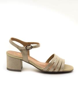 Sandalias Fiesta Desiree Luna Champan para Mujer